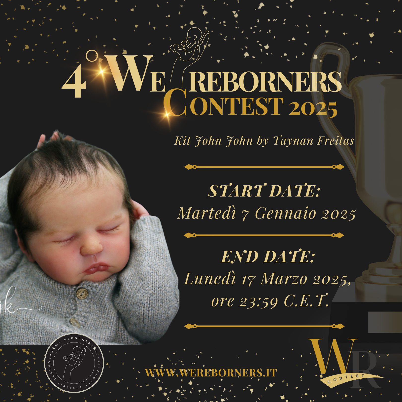 Ufficiale! Parte il 4° We Reborners Contest 2025